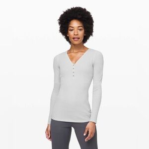 NWT Lululemon Close Call Henley Long Sleeve Size XL